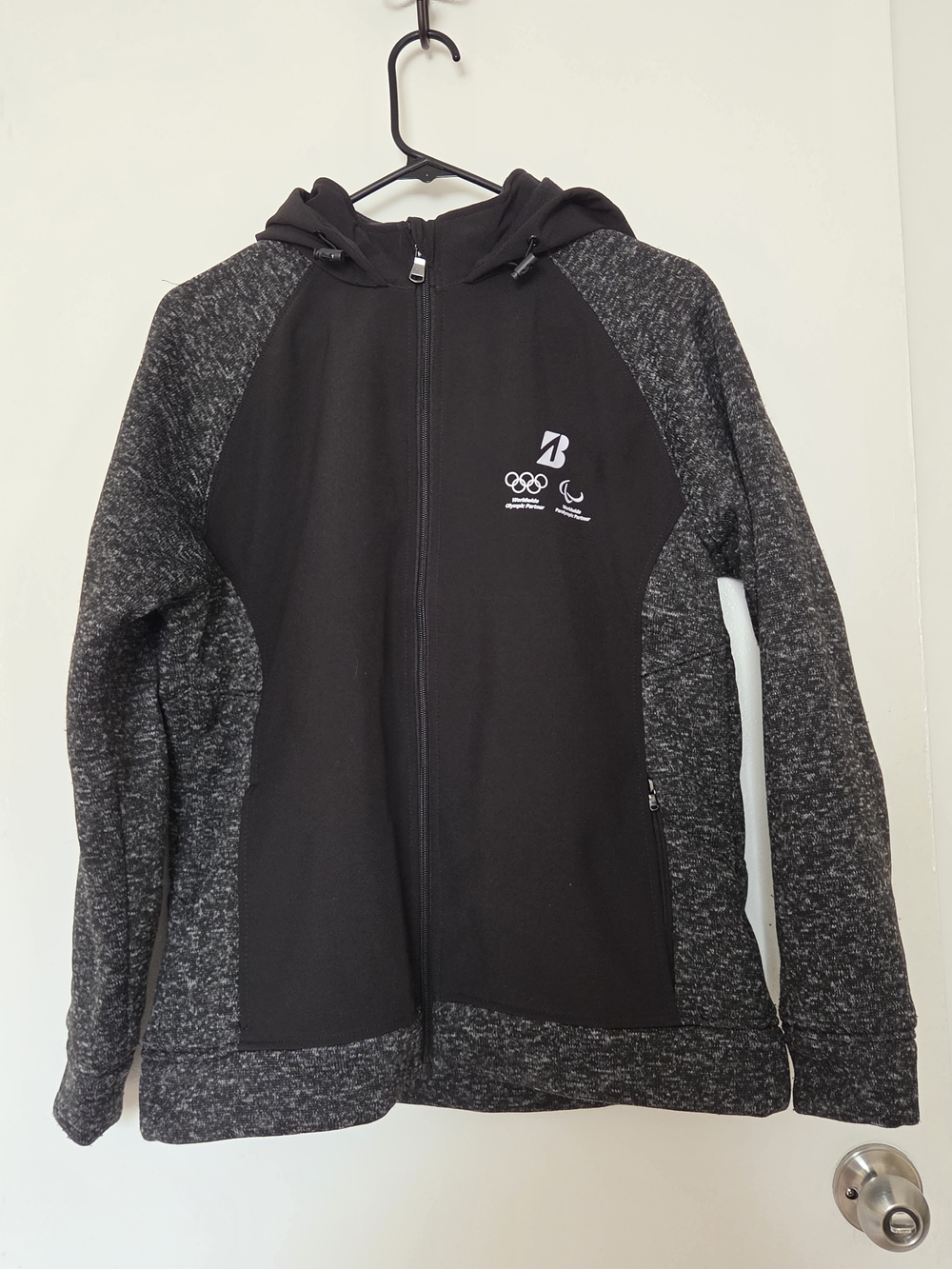 Bridgestone Olympic Black & Charcoal Zip Hoodie